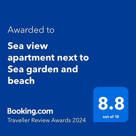 Sea View Apartment Next To Sea Garden And Beach Warna Exterior foto